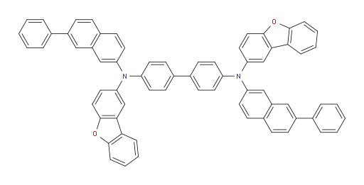 N4,N4'-bis(dibenzo[b,d]furan-2-yl)-N4,N4'-bis(7-phenylnaphthalen-2-yl)-[1,1'-biphenyl]-4,4'-diamine