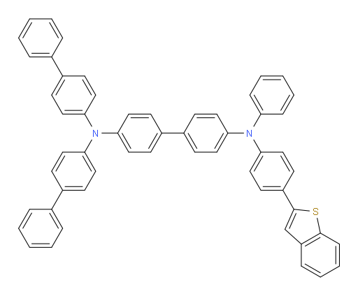 N4,N4-di([1,1'-biphenyl]-4-yl)-N4'-(4-(benzo[b]thiophen-2-yl)phenyl)-N4'-phenyl-[1,1'-biphenyl]-4,4'-diamine