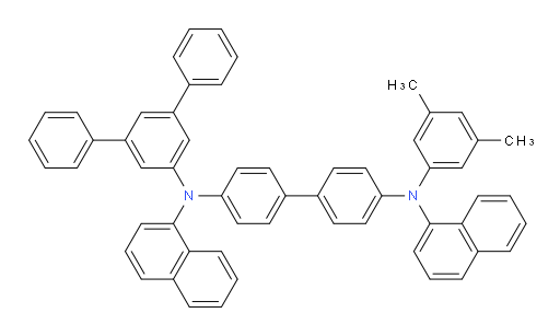 N4-([1,1':3',1''-terphenyl]-5'-yl)-N4'-(3,5-dimethylphenyl)-N4,N4'-di(naphthalen-1-yl)-[1,1'-biphenyl]-4,4'-diamine