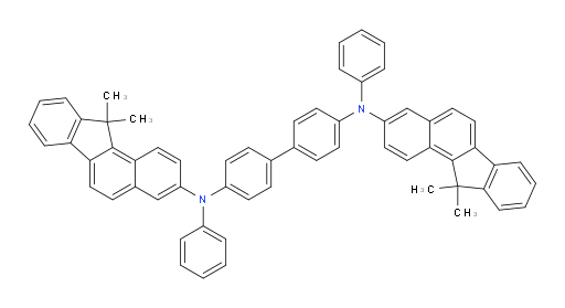 N4,N4'-bis(11,11-dimethyl-11H-benzo[a]fluoren-3-yl)-N4,N4'-diphenyl-[1,1'-biphenyl]-4,4'-diamine