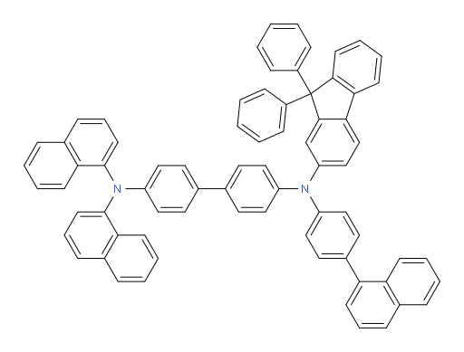 N4-(9,9-diphenyl-9H-fluoren-2-yl)-N4',N4'-di(naphthalen-1-yl)-N4-(4-(naphthalen-1-yl)phenyl)-[1,1'-biphenyl]-4,4'-diamine