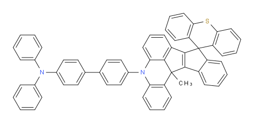 4'-(13c-methylspiro[benzo[4,5]pentaleno[1,2,3-kl]acridine-9,9'-thioxanthene]-5(13cH)-yl)-N,N-diphenyl-[1,1'-biphenyl]-4-amine