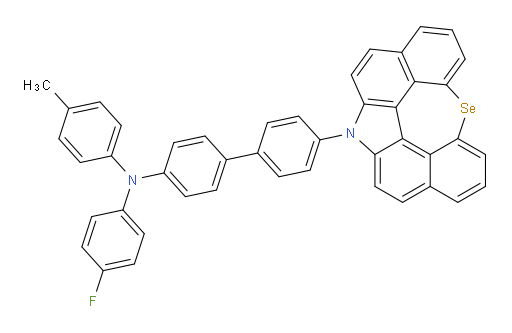 4'-(12H-6-selena-12-azaindeno[2,1,7,6-ghij]pleiaden-12-yl)-N-(4-fluorophenyl)-N-(p-tolyl)-[1,1'-biphenyl]-4-amine