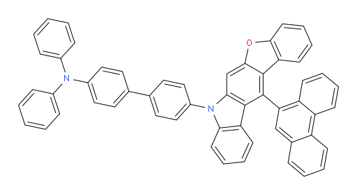 4'-(12-(phenanthren-9-yl)-7H-benzofuro[2,3-b]carbazol-7-yl)-N,N-diphenyl-[1,1'-biphenyl]-4-amine