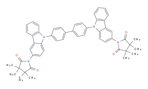 1,1'-(9,9'-([1,1'-biphenyl]-4,4'-diyl)bis(9H-carbazole-9,3-diyl))bis(3,3,4,4-tetramethylpyrrolidine-2,5-dione)