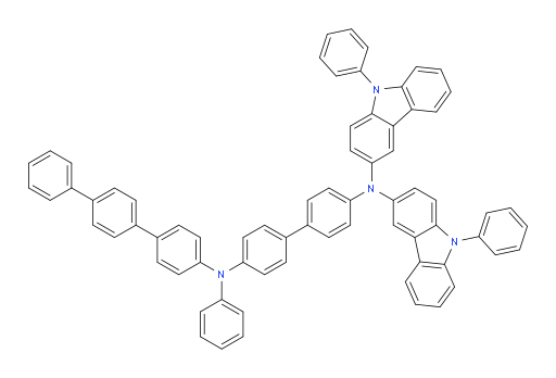N4-([1,1':4',1''-terphenyl]-4-yl)-N4-phenyl-N4',N4'-bis(9-phenyl-9H-carbazol-3-yl)-[1,1'-biphenyl]-4,4'-diamine