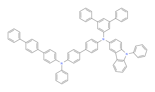 N4-([1,1':3',1''-terphenyl]-5'-yl)-N4'-([1,1':4',1''-terphenyl]-4-yl)-N4'-phenyl-N4-(9-phenyl-9H-carbazol-3-yl)-[1,1'-biphenyl]-4,4'-diamine