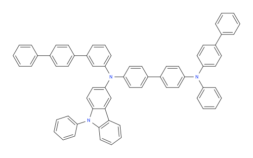 N4-([1,1'-biphenyl]-4-yl)-N4'-([1,1':4',1''-terphenyl]-3-yl)-N4-phenyl-N4'-(9-phenyl-9H-carbazol-3-yl)-[1,1'-biphenyl]-4,4'-diamine