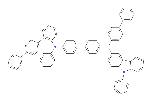 N4-([1,1'-biphenyl]-4-yl)-N4'-([1,1':4',1''-terphenyl]-2-yl)-N4'-phenyl-N4-(9-phenyl-9H-carbazol-3-yl)-[1,1'-biphenyl]-4,4'-diamine