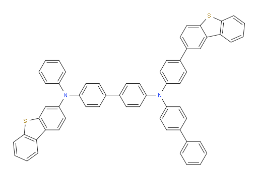 N4-([1,1'-biphenyl]-4-yl)-N4-(4-(dibenzo[b,d]thiophen-2-yl)phenyl)-N4'-(dibenzo[b,d]thiophen-3-yl)-N4'-phenyl-[1,1'-biphenyl]-4,4'-diamine