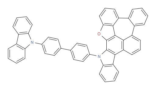 15-(4'-(9H-carbazol-9-yl)-[1,1'-biphenyl]-4-yl)-15H-16-oxa-15-azadibenzo[g,ij]indeno[2',1':3,4]naphtho[2,1,8-cde]azulene