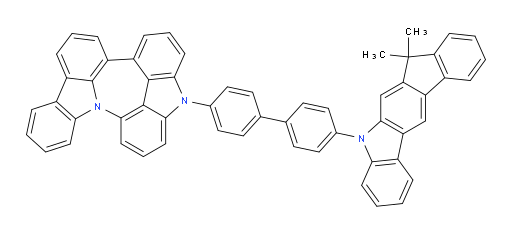 15-(4'-(7,7-dimethylindeno[2,1-b]carbazol-5(7H)-yl)-[1,1'-biphenyl]-4-yl)-15H-azepino[2,3,4,5-def:6,7,1-j'k']dicarbazole