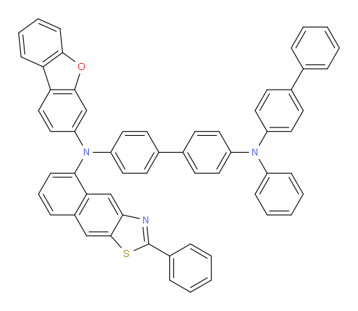 N4-([1,1'-biphenyl]-4-yl)-N4'-(dibenzo[b,d]furan-3-yl)-N4-phenyl-N4'-(2-phenylnaphtho[2,3-d]thiazol-5-yl)-[1,1'-biphenyl]-4,4'-diamine