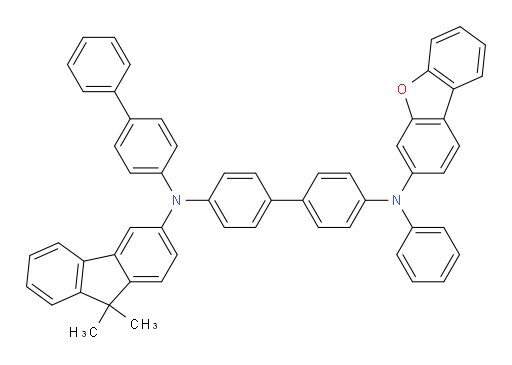 N4-([1,1'-biphenyl]-4-yl)-N4'-(dibenzo[b,d]furan-3-yl)-N4-(9,9-dimethyl-9H-fluoren-3-yl)-N4'-phenyl-[1,1'-biphenyl]-4,4'-diamine