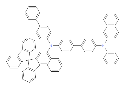 N4-([1,1'-biphenyl]-4-yl)-N4'-(naphthalen-2-yl)-N4'-phenyl-N4-(spiro[benzo[c]fluorene-7,9'-fluoren]-5-yl)-[1,1'-biphenyl]-4,4'-diamine