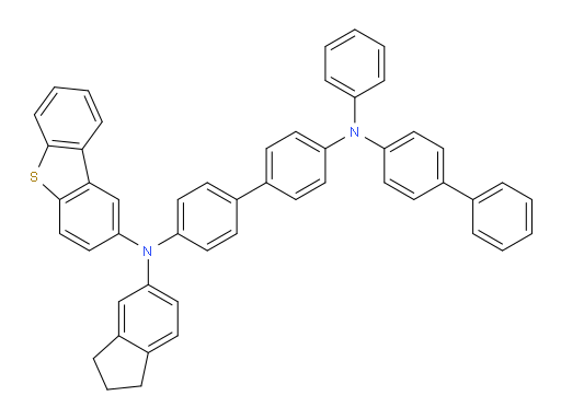 N4-([1,1'-biphenyl]-4-yl)-N4'-(dibenzo[b,d]thiophen-2-yl)-N4'-(2,3-dihydro-1H-inden-5-yl)-N4-phenyl-[1,1'-biphenyl]-4,4'-diamine