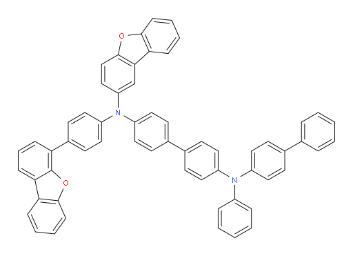 N4-([1,1'-biphenyl]-4-yl)-N4'-(dibenzo[b,d]furan-2-yl)-N4'-(4-(dibenzo[b,d]furan-4-yl)phenyl)-N4-phenyl-[1,1'-biphenyl]-4,4'-diamine