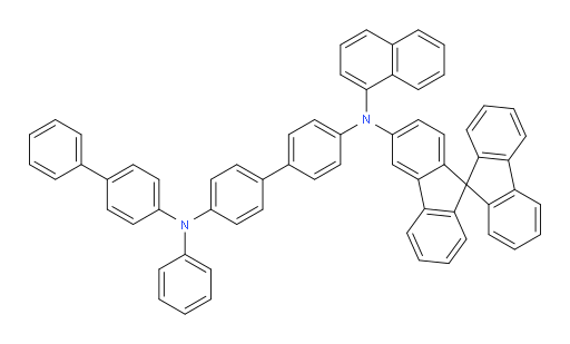 N4-(9,9'-spirobi[fluoren]-3-yl)-N4'-([1,1'-biphenyl]-4-yl)-N4-(naphthalen-1-yl)-N4'-phenyl-[1,1'-biphenyl]-4,4'-diamine