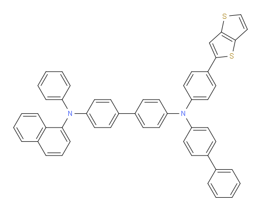 N4-([1,1'-biphenyl]-4-yl)-N4'-(naphthalen-1-yl)-N4'-phenyl-N4-(4-(thieno[3,2-b]thiophen-2-yl)phenyl)-[1,1'-biphenyl]-4,4'-diamine