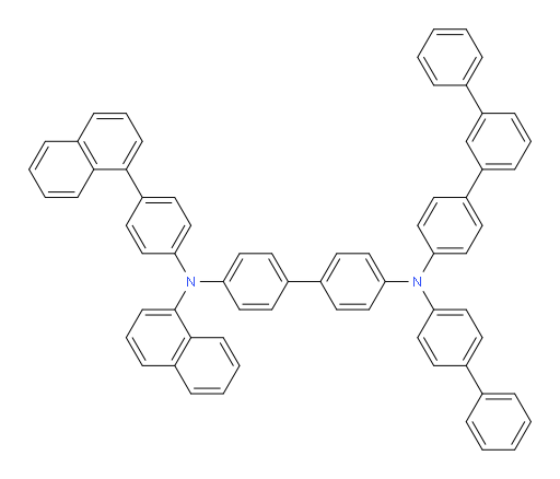 N4-([1,1'-biphenyl]-4-yl)-N4-([1,1':3',1''-terphenyl]-4-yl)-N4'-(naphthalen-1-yl)-N4'-(4-(naphthalen-1-yl)phenyl)-[1,1'-biphenyl]-4,4'-diamine