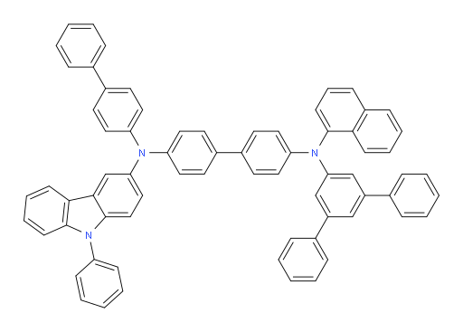 N4-([1,1'-biphenyl]-4-yl)-N4'-([1,1':3',1''-terphenyl]-5'-yl)-N4'-(naphthalen-1-yl)-N4-(9-phenyl-9H-carbazol-3-yl)-[1,1'-biphenyl]-4,4'-diamine