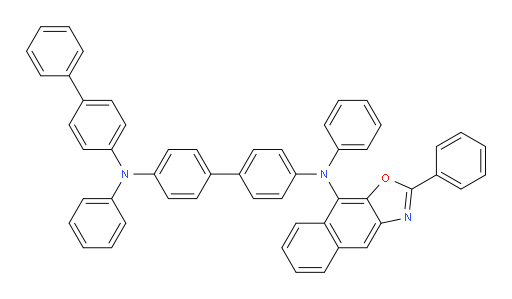 N4-([1,1'-biphenyl]-4-yl)-N4,N4'-diphenyl-N4'-(2-phenylnaphtho[2,3-d]oxazol-9-yl)-[1,1'-biphenyl]-4,4'-diamine
