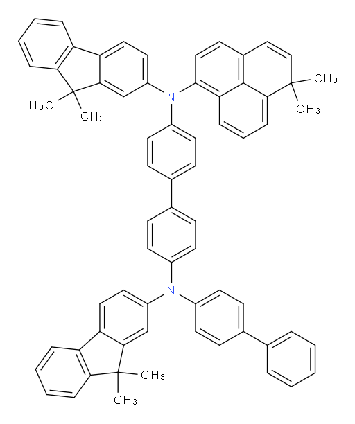 N4-([1,1'-biphenyl]-4-yl)-N4'-(1,1-dimethyl-1H-phenalen-6-yl)-N4,N4'-bis(9,9-dimethyl-9H-fluoren-2-yl)-[1,1'-biphenyl]-4,4'-diamine