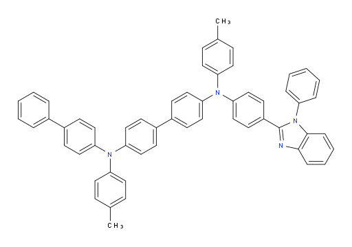 N4-([1,1'-biphenyl]-4-yl)-N4'-(4-(1-phenyl-1H-benzo[d]imidazol-2-yl)phenyl)-N4,N4'-di-p-tolyl-[1,1'-biphenyl]-4,4'-diamine