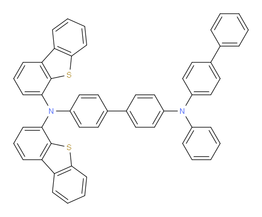 N4-([1,1'-biphenyl]-4-yl)-N4',N4'-bis(dibenzo[b,d]thiophen-4-yl)-N4-phenyl-[1,1'-biphenyl]-4,4'-diamine