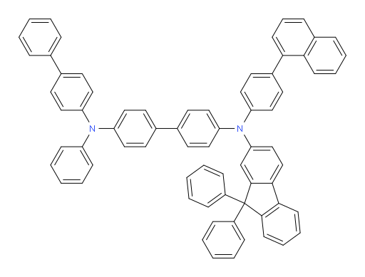 N4-([1,1'-biphenyl]-4-yl)-N4'-(9,9-diphenyl-9H-fluoren-2-yl)-N4'-(4-(naphthalen-1-yl)phenyl)-N4-phenyl-[1,1'-biphenyl]-4,4'-diamine