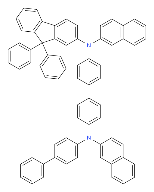N4-([1,1'-biphenyl]-4-yl)-N4'-(9,9-diphenyl-9H-fluoren-2-yl)-N4,N4'-di(naphthalen-2-yl)-[1,1'-biphenyl]-4,4'-diamine