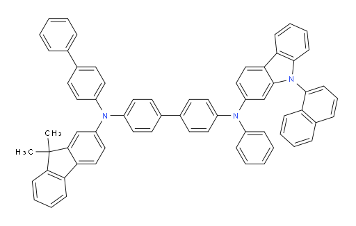N4-([1,1'-biphenyl]-4-yl)-N4-(9,9-dimethyl-9H-fluoren-2-yl)-N4'-(9-(naphthalen-1-yl)-9H-carbazol-2-yl)-N4'-phenyl-[1,1'-biphenyl]-4,4'-diamine