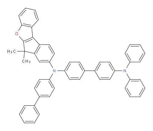 N4-([1,1'-biphenyl]-4-yl)-N4-(6,6-dimethyl-6H-indeno[2,1-b]benzofuran-8-yl)-N4',N4'-diphenyl-[1,1'-biphenyl]-4,4'-diamine