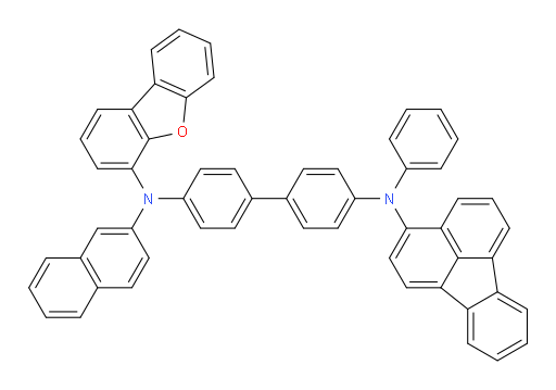 N4-(dibenzo[b,d]furan-4-yl)-N4'-(fluoranthen-3-yl)-N4-(naphthalen-2-yl)-N4'-phenyl-[1,1'-biphenyl]-4,4'-diamine