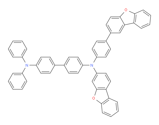 N4-(4-(dibenzo[b,d]furan-2-yl)phenyl)-N4-(dibenzo[b,d]furan-3-yl)-N4',N4'-diphenyl-[1,1'-biphenyl]-4,4'-diamine