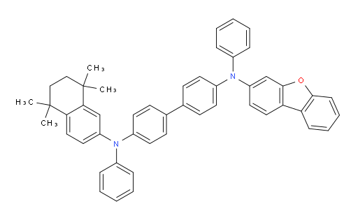 N4-(dibenzo[b,d]furan-3-yl)-N4,N4'-diphenyl-N4'-(5,5,8,8-tetramethyl-5,6,7,8-tetrahydronaphthalen-2-yl)-[1,1'-biphenyl]-4,4'-diamine