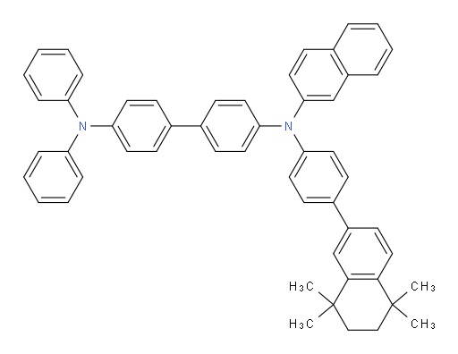 N4-(naphthalen-2-yl)-N4',N4'-diphenyl-N4-(4-(5,5,8,8-tetramethyl-5,6,7,8-tetrahydronaphthalen-2-yl)phenyl)-[1,1'-biphenyl]-4,4'-diamine