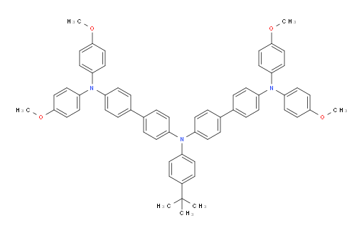 N4-(4'-(bis(4-methoxyphenyl)amino)-[1,1'-biphenyl]-4-yl)-N4-(4-(tert-butyl)phenyl)-N4',N4'-bis(4-methoxyphenyl)-[1,1'-biphenyl]-4,4'-diamine