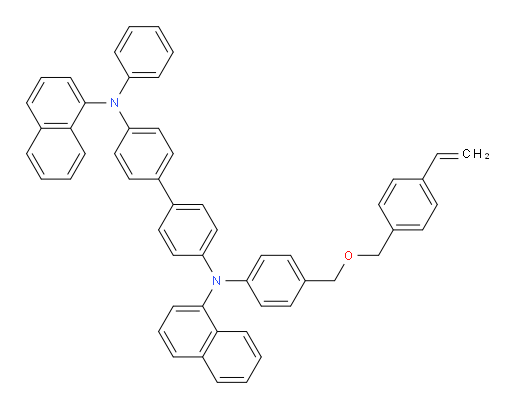 N4,N4'-di(naphthalen-1-yl)-N4-phenyl-N4'-(4-(((4-vinylbenzyl)oxy)methyl)phenyl)-[1,1'-biphenyl]-4,4'-diamine