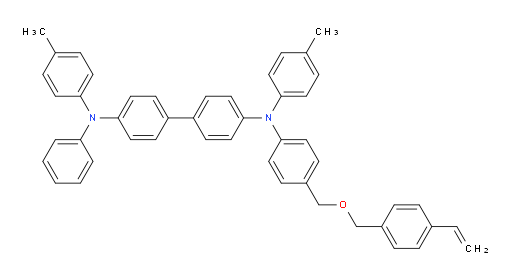 N4-phenyl-N4,N4'-di-p-tolyl-N4'-(4-(((4-vinylbenzyl)oxy)methyl)phenyl)-[1,1'-biphenyl]-4,4'-diamine