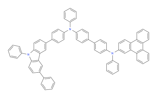 N4-(4-(6,9-diphenyl-9H-carbazol-3-yl)phenyl)-N4,N4'-diphenyl-N4'-(triphenylen-2-yl)-[1,1'-biphenyl]-4,4'-diamine