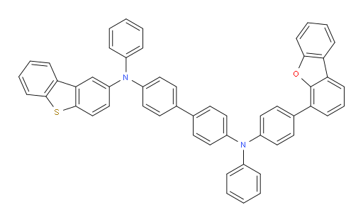 N4-(4-(dibenzo[b,d]furan-4-yl)phenyl)-N4'-(dibenzo[b,d]thiophen-2-yl)-N4,N4'-diphenyl-[1,1'-biphenyl]-4,4'-diamine