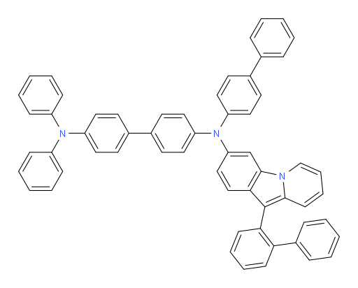 N4-(10-([1,1'-biphenyl]-2-yl)pyrido[1,2-a]indol-3-yl)-N4-([1,1'-biphenyl]-4-yl)-N4',N4'-diphenyl-[1,1'-biphenyl]-4,4'-diamine