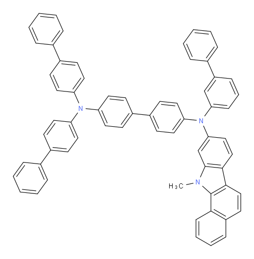N4-([1,1'-biphenyl]-3-yl)-N4',N4'-di([1,1'-biphenyl]-4-yl)-N4-(11-methyl-11H-benzo[a]carbazol-9-yl)-[1,1'-biphenyl]-4,4'-diamine