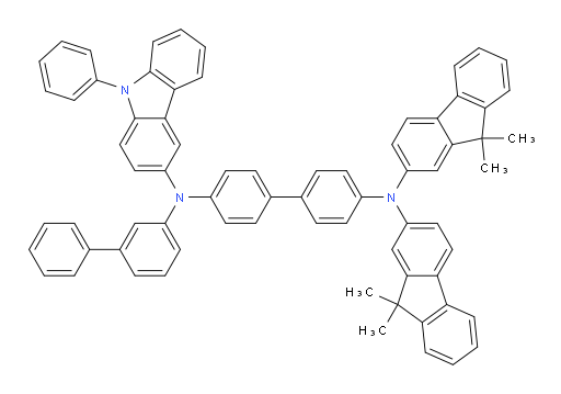 N4-([1,1'-biphenyl]-3-yl)-N4',N4'-bis(9,9-dimethyl-9H-fluoren-2-yl)-N4-(9-phenyl-9H-carbazol-3-yl)-[1,1'-biphenyl]-4,4'-diamine