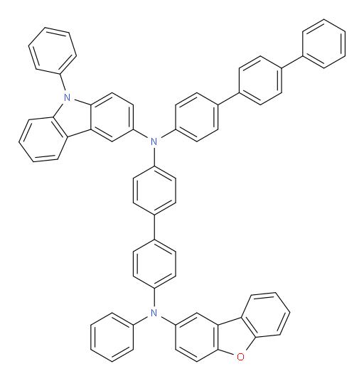 N4-([1,1':4',1''-terphenyl]-4-yl)-N4'-(dibenzo[b,d]furan-2-yl)-N4'-phenyl-N4-(9-phenyl-9H-carbazol-3-yl)-[1,1'-biphenyl]-4,4'-diamine