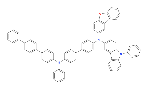 N4-([1,1':4',1''-terphenyl]-4-yl)-N4'-(dibenzo[b,d]furan-2-yl)-N4-phenyl-N4'-(9-phenyl-9H-carbazol-3-yl)-[1,1'-biphenyl]-4,4'-diamine