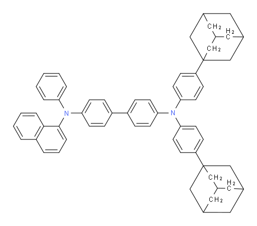 N4,N4-bis(4-(adamantan-1-yl)phenyl)-N4'-(naphthalen-1-yl)-N4'-phenyl-[1,1'-biphenyl]-4,4'-diamine