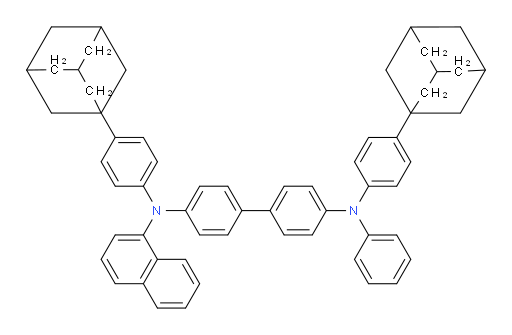 N4,N4'-bis(4-(adamantan-1-yl)phenyl)-N4-(naphthalen-1-yl)-N4'-phenyl-[1,1'-biphenyl]-4,4'-diamine