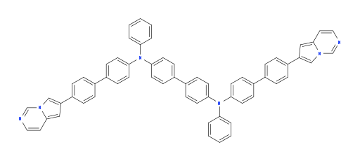 N4,N4'-diphenyl-N4,N4'-bis(4'-(pyrrolo[1,2-c]pyrimidin-6-yl)-[1,1'-biphenyl]-4-yl)-[1,1'-biphenyl]-4,4'-diamine